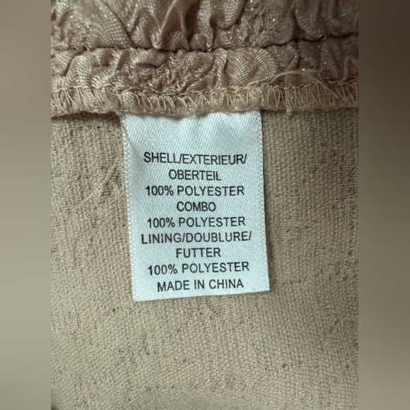 Hailey Logan By Adrianna Papell NWT Textured Tan Bodycon Dress Size Large - Picture 8 of 10